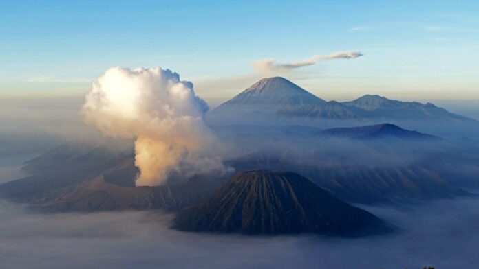 smoldering volcanoes